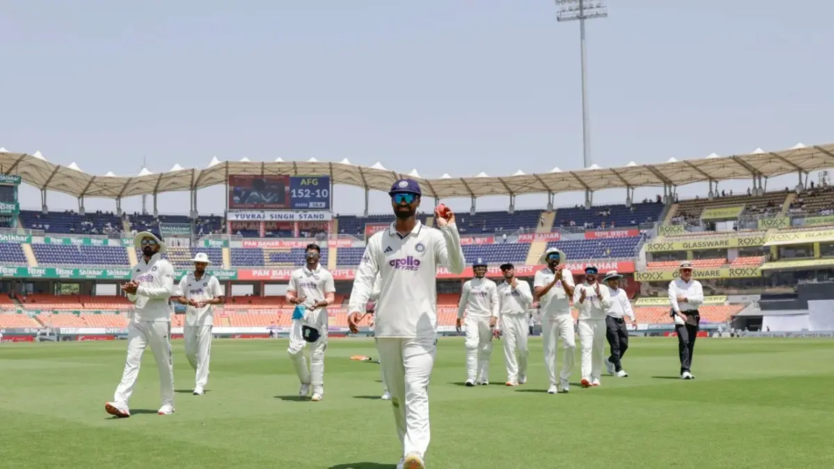 IND vs AFG: India Decimate Afghanistan In One-off Test, Debutant Manav Suthar Propels Home Side To Historic Win In Mullanpur Manav Suthar picks a 7 wicket haul