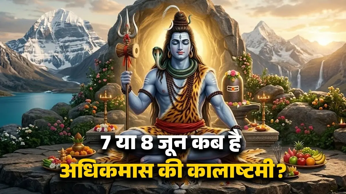 Masik Kalashtami 2026: 7 या 8 जून कब है अधिकमास की कालाष्टमी, जानें सही तिथि, शुभ मुहूर्त और पूजा का महत्व Masik Kalashtami 2026