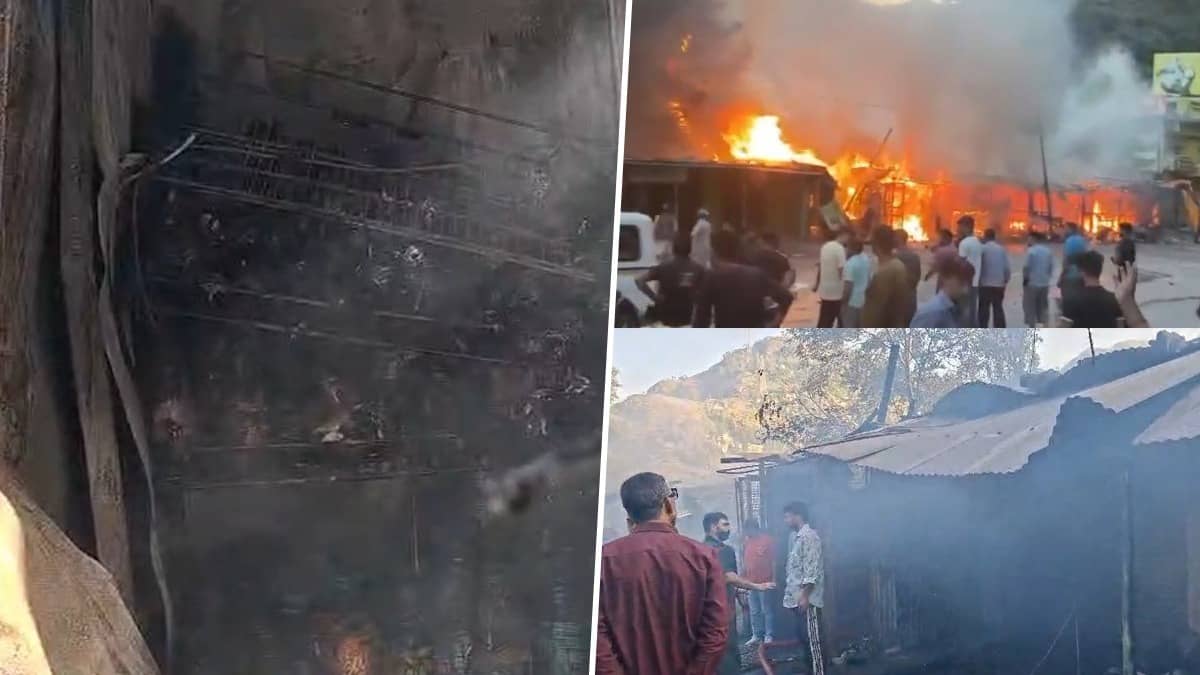 Massive Fire in Poonch