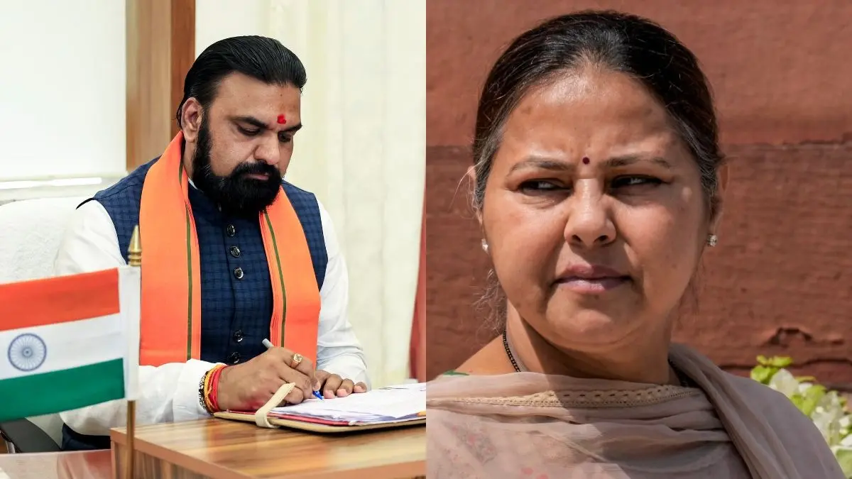 एक ही कार पर तेजस्वी यादव और बड़ी बहन, राबड़ी-लालू की सुरक्षा हटाने पर भड़कीं मीसा भारती, कहा- बिहार में विकास नहीं हो रहा, मुद्दों से... Misa Bharti rabri devi bungalow security dispute