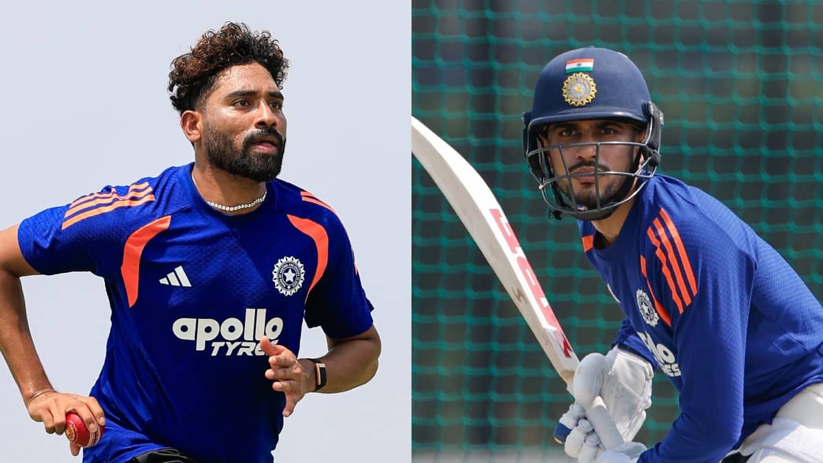 Mohammed Siraj and Shubman Gill