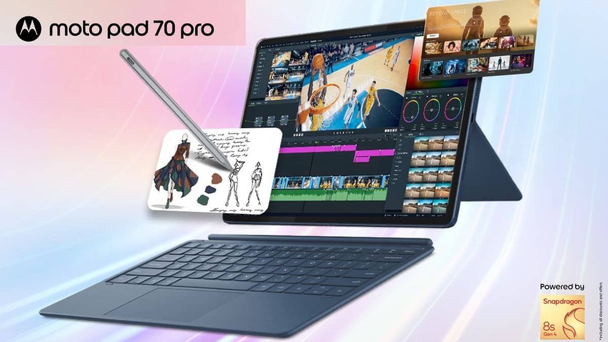 moto pad 70 PRO हुआ भारत में लॉन्च, मिलेगी कंप्यूटर जैसी प्रोडक्टिविटी, बैटरी भी है बाहुबली, जानिए फीचर्स और कीमत
