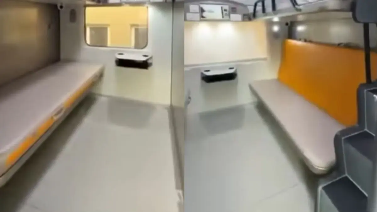 Mumbai-Bengaluru Vande Bharat: मुंबई-बेंगलुरु वंदे भारत का 1st AC कोच का नया लुक आया सामने, सफर होगा और भी लग्जरी mumbai-bengaluru-vande-bharat-first-ac-coach-gets-a-luxury-makeover