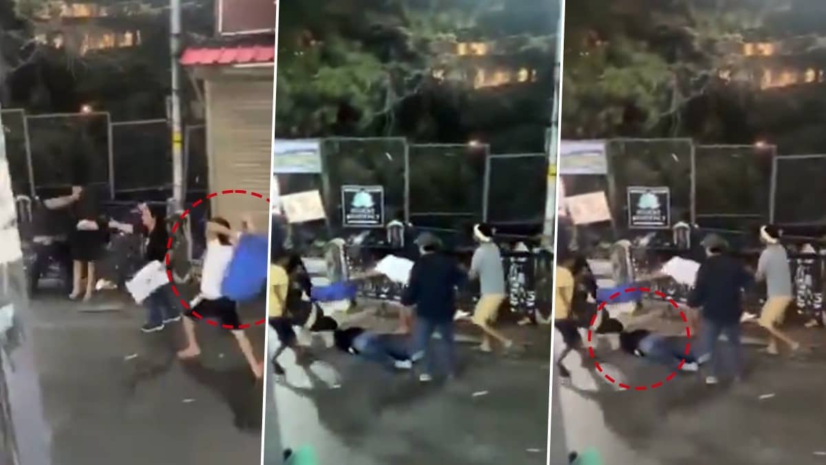 Mussoorie Mall Road Riot: Drunk Tourists Attack Locals; Women Injured After Being Struck With Plastic Crates | VIDEO