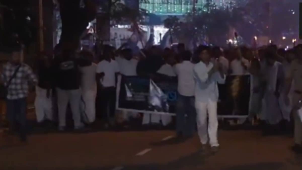 NEET Leak: Police Use Water Cannons On the Protestors Demanding Education Minister's Resignation