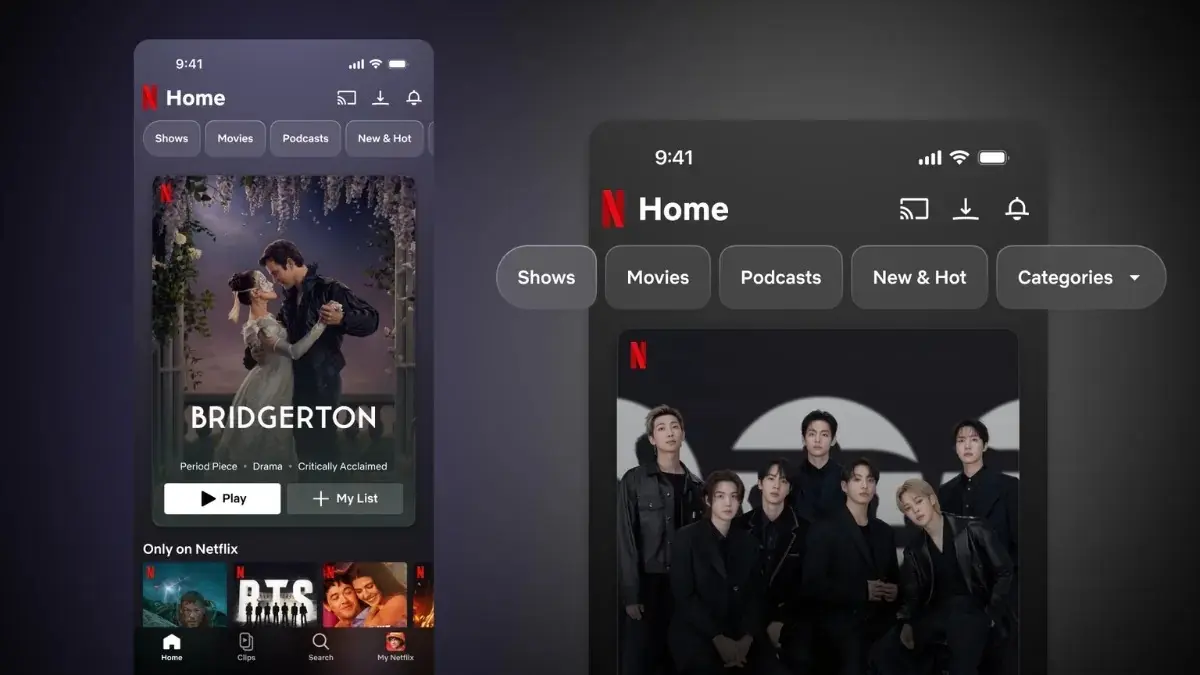 Netflix Expands Mobile Experience With Vertical Clips, New Games and Smarter Content Discovery netflix