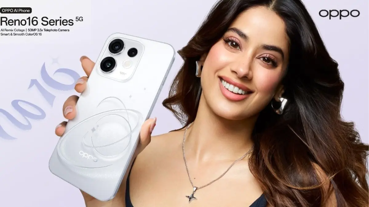 Oppo Reno 16 Series: जान्हवी कपूर ला रही हैं ओप्पो का जबरदस्त कैमरा वाला स्मार्टफोन, इस दिन होगा लॉन्च oppo reno 16 janhvi kapoor