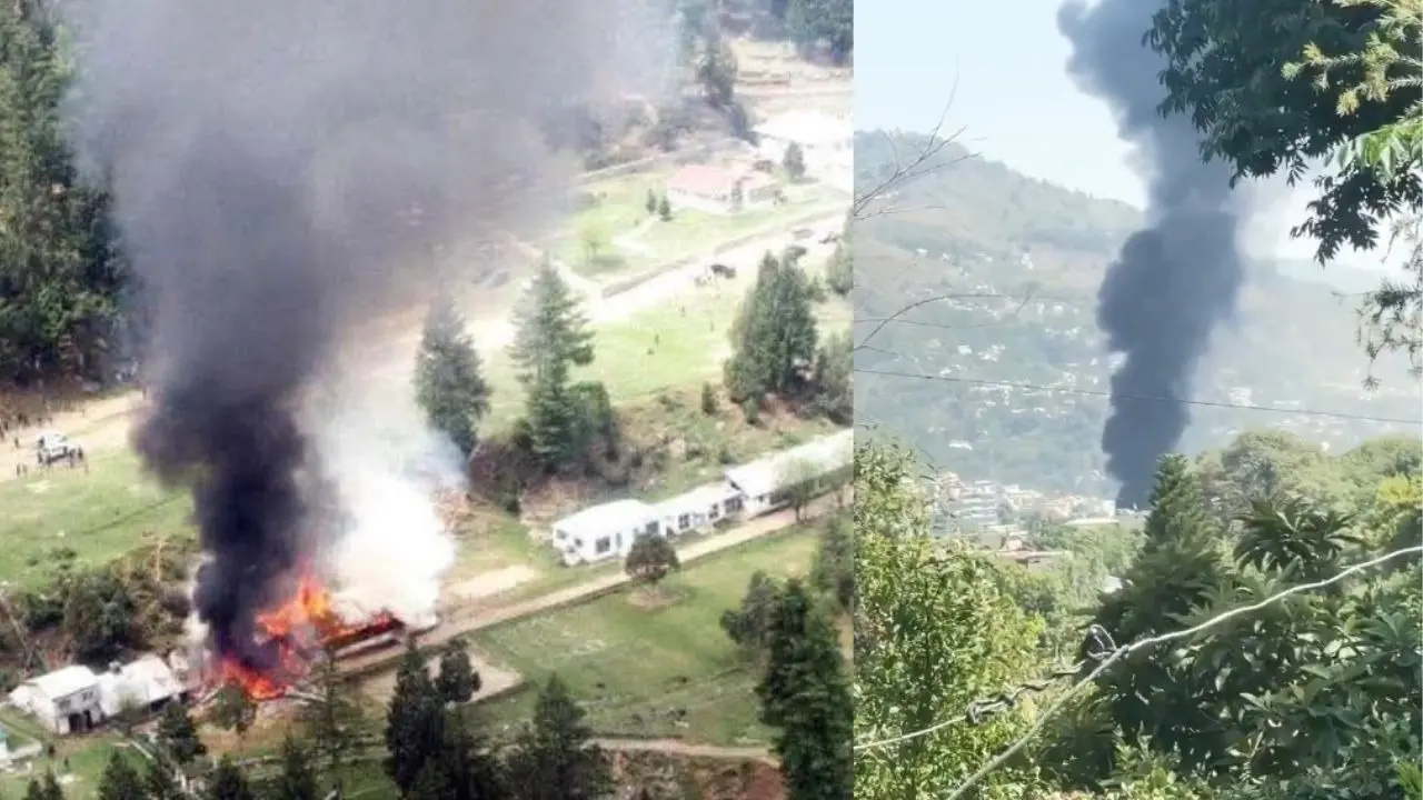 Pakistan Army Mi-17 Helicopter Crashes Near Muzaffarabad After Take Off, 21 Killed Pakistan Army Mi Seventeen Helicopter Crashes Near Muzaffarabad