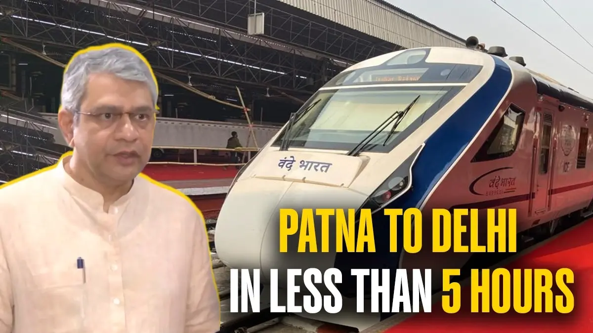 Patna to Delhi Under 5 Hours! Railway Minister Ashwini Vaishnaw Unveils Future Bullet Train Route and Announces Record Rs 10,000+ Crore Funding Blitz for Bihar Patna to Delhi Under 5 Hours! Railway Minister Ashwini Vaishnaw Unveils Future Bullet Train Route and Announces Record Rs 10,000+ Crore Funding Blitz for Bihar
