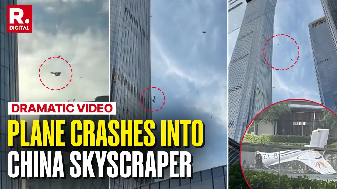 Plane Crashes Into Beijing's Tallest 109-Storey Building, Dramatic Pics Surface Plane Crashes Into Beijing's Tallest 109-Storey Building, Dramatic Pics Surface