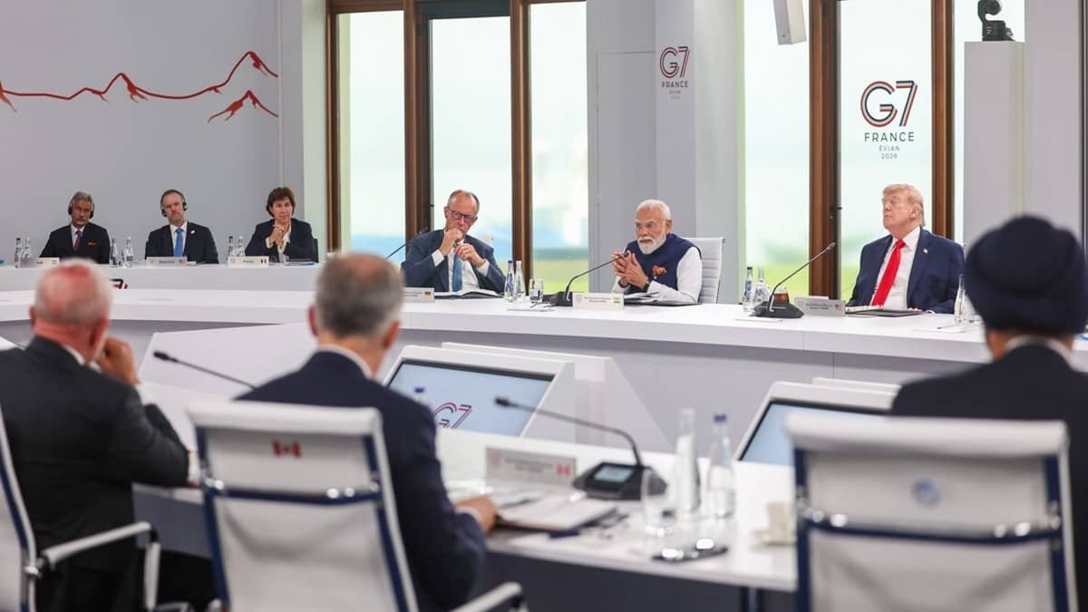 PM Modi At G7 Evian Urges ‘Trust’ In Global Ties, Pushes Shift From Donor-Recipient To Solidarity-Based Partnerships