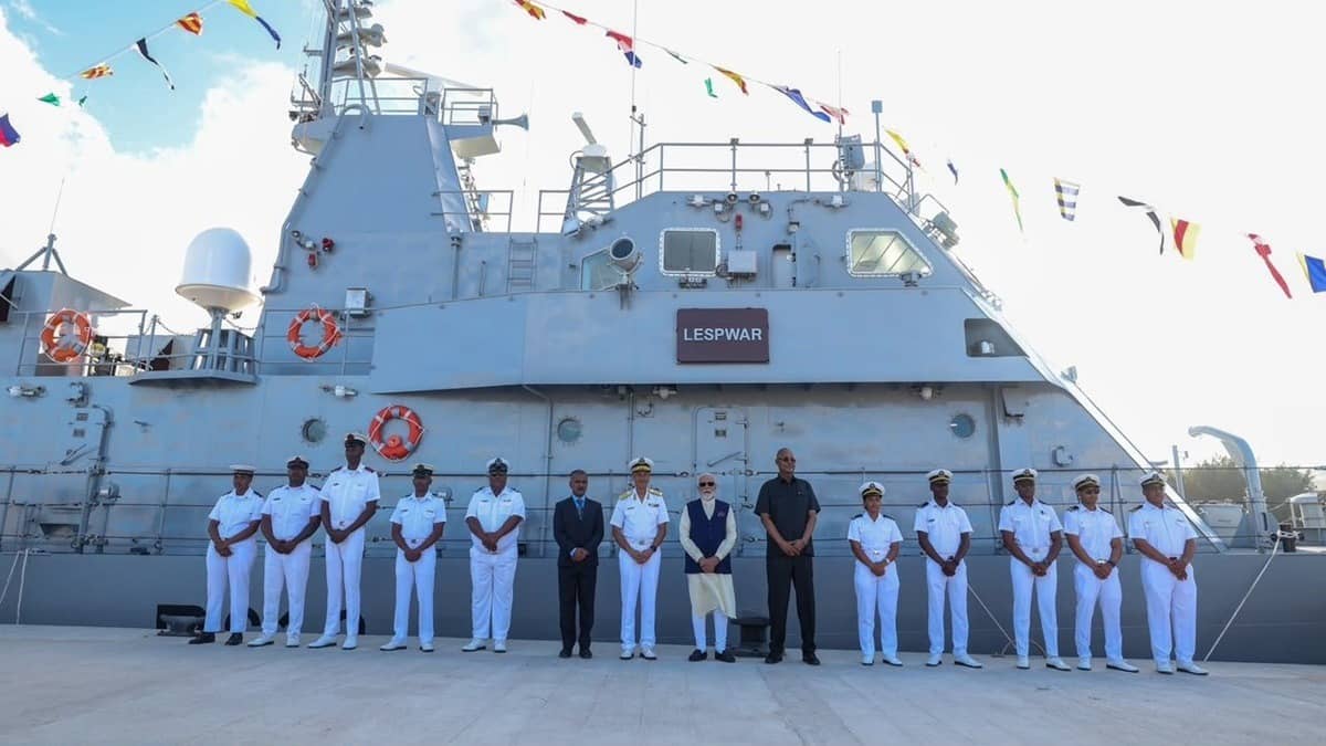 PM Modi Gifts ‘Made In India’ Fast Patrol Vessel PS LESPWAR, Ambulances And Utility Vehicles To Seychelles