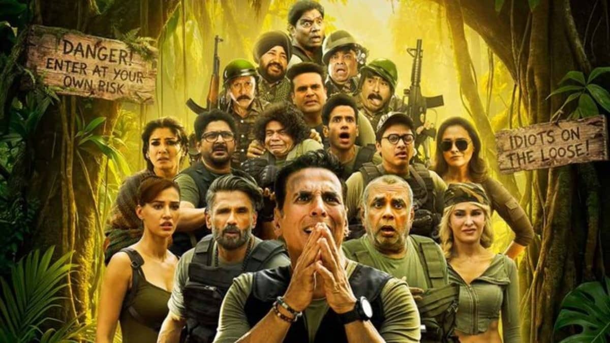 Post-interval scene in Welcome to the Jungle
