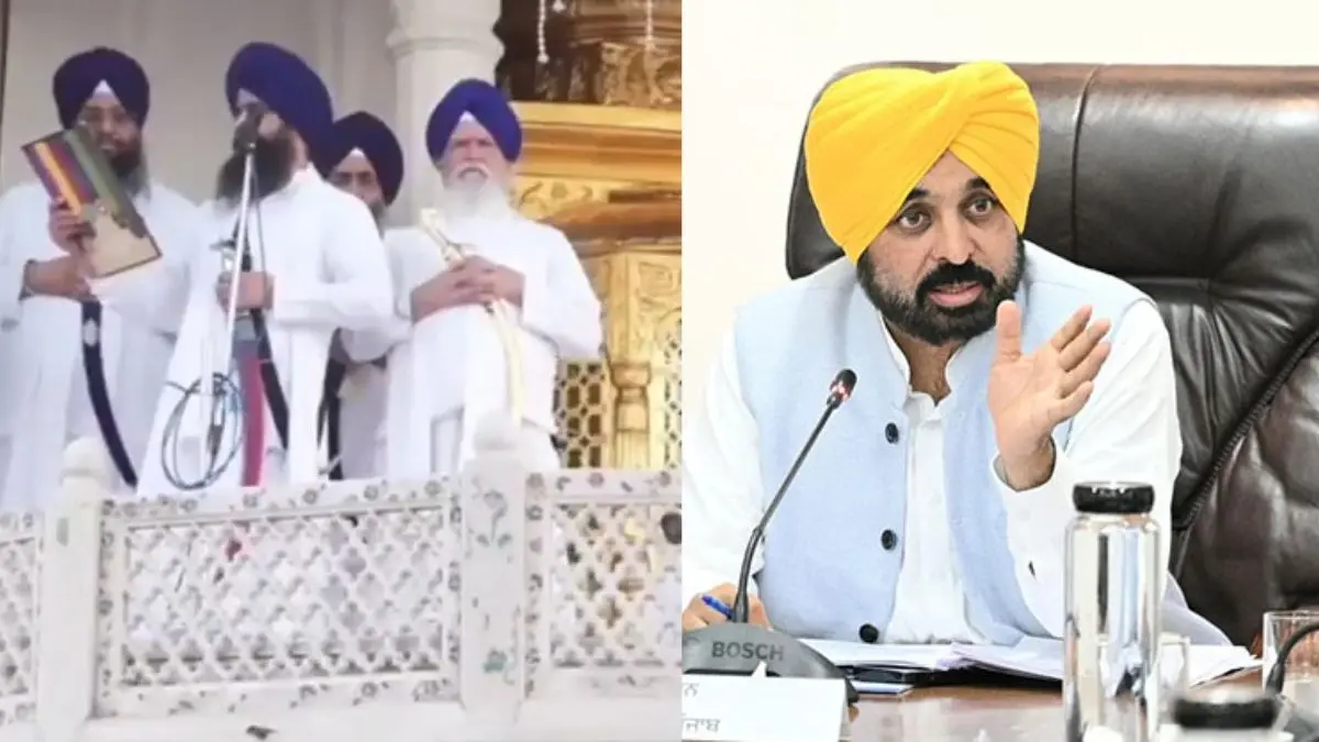 Punjab CM Bhagwant Mann Declared 'Guru Virodhi' and 'Panth Virodhi' by Akal Takht Over Viral Video Row Ahead Of Assembly Polls Punjab CM Bhagwant Mann Declared 'Guru Virodhi' and 'Panth Virodhi' by Akal Takht Over Viral Video Row Ahead Of Assembly Polls