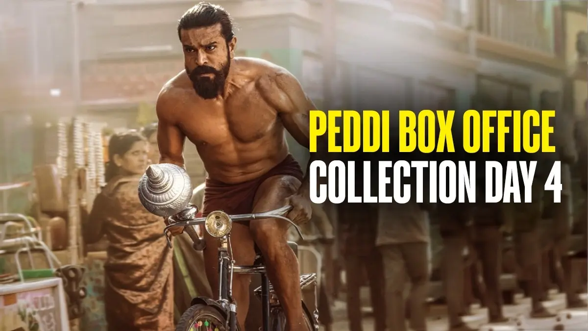 Peddi Box Office Collection Day 4: Ram Charan-Janhvi Kapoor Starrer Enters ₹150 Crore Club In 1st Weekend Despite Controversy Ram Charan starrer Peddi is directed by Buchi Babu Sana
