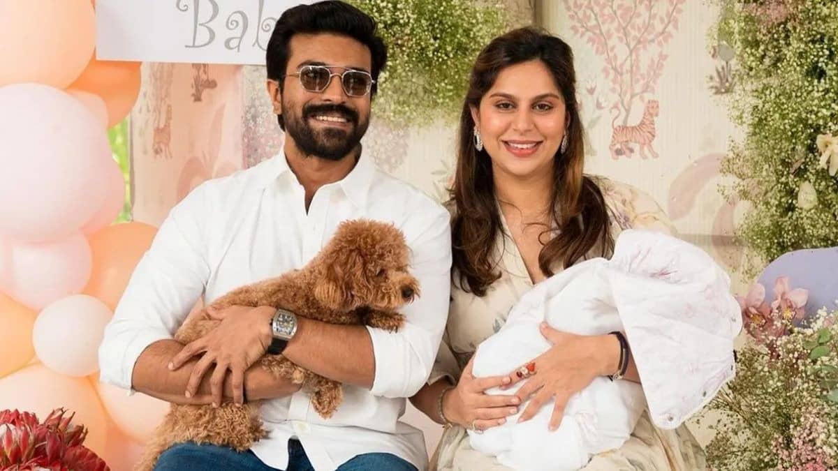 Ram Charan- Upasana Daughter: जन्मदिन के मौके पर राम चरण-उपासना ने दिखाया बेटी का चेहरा, सेलेब्स ने जमकर बरसाया प्यार
