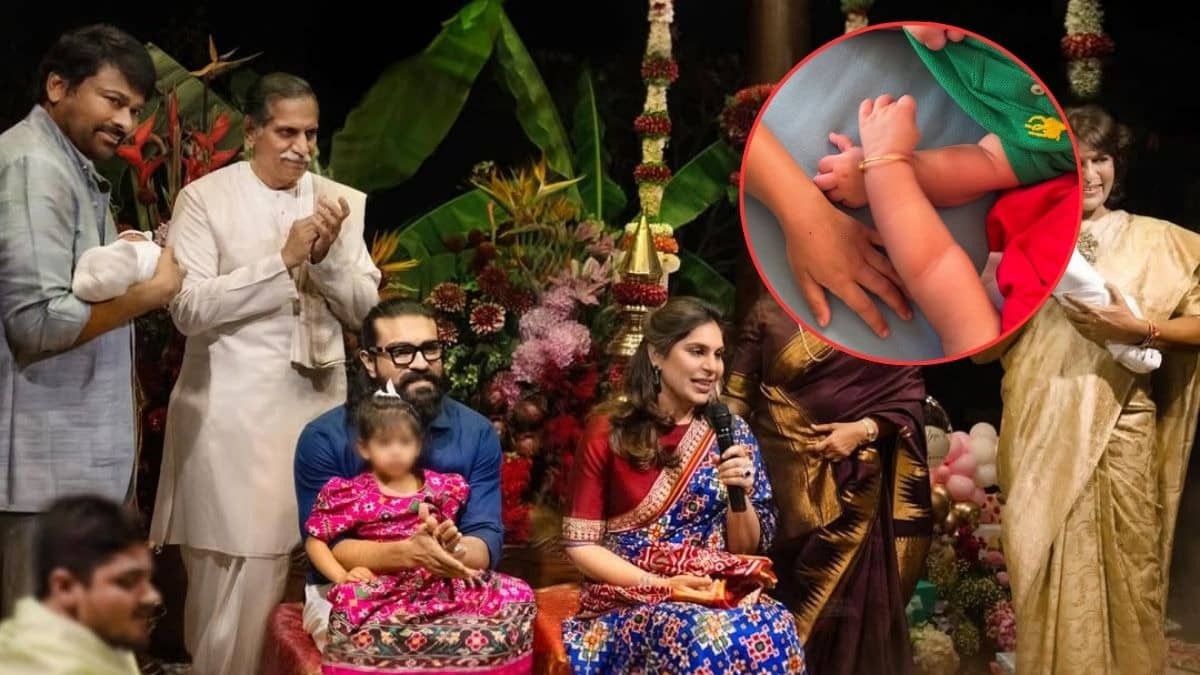Ram Charan-Upasana Kamineni Share First Glimpse Of Their Twins 