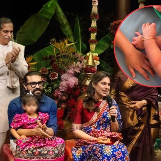 Ram Charan-Upasana Kamineni Share First Glimpse Of Their Twins 