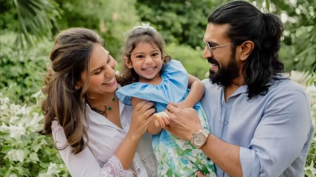 Ram Charan-Upasana Konidela Reveal Daughter Klin Kaara's Face On Her Third Birthday, Check Out Adorable Post Ran Charan reveals daughter Klin Kaara's face