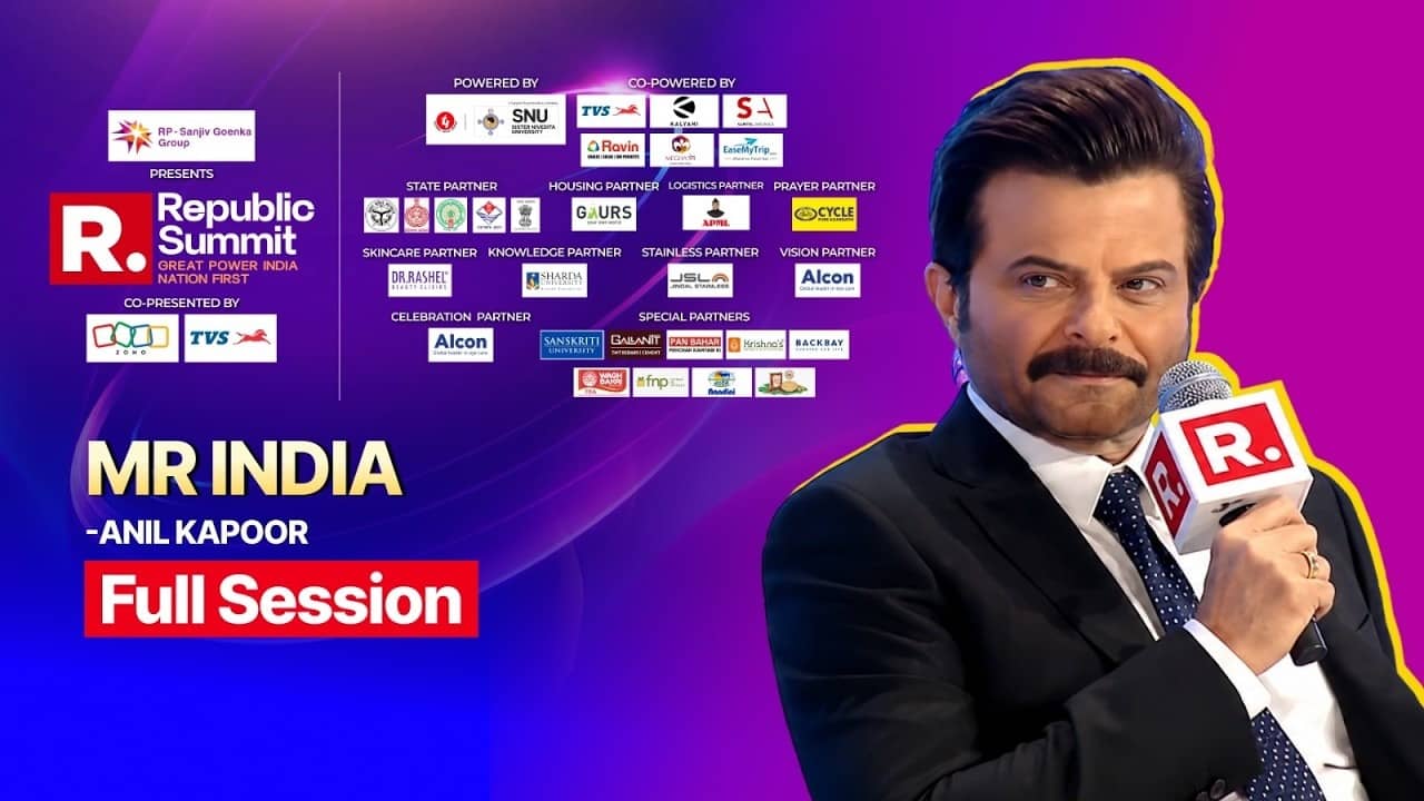 republicworld.com - Republic Summit 2026: Anil Kapoor, Actor & Film Producer | Mr India | Great Power India