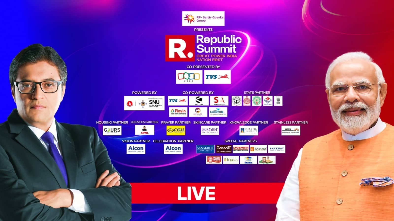 Republic Summit 2026 - Great Power India LIVE: India's Rise From Promise To Global Power, World Watches As Bharat Shapes The Future