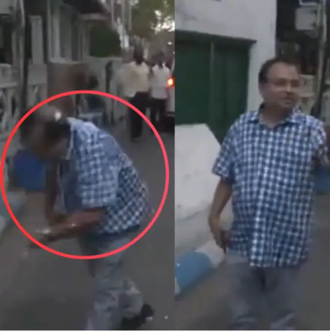 Egg Attack on TMC MLA Kunal Ghosh 