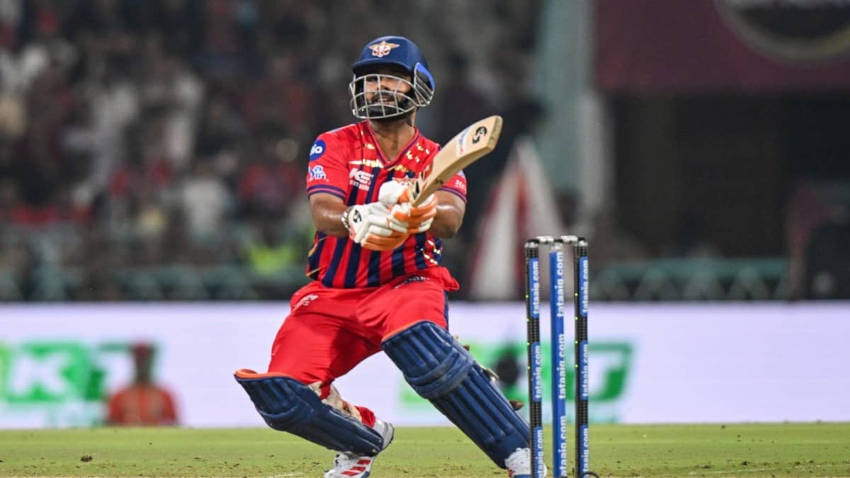 Rishabh Pant in action