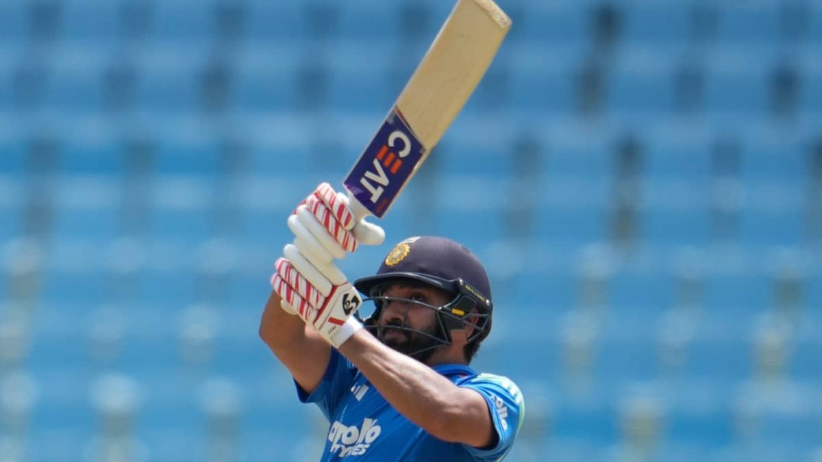 Rohit Sharma in action