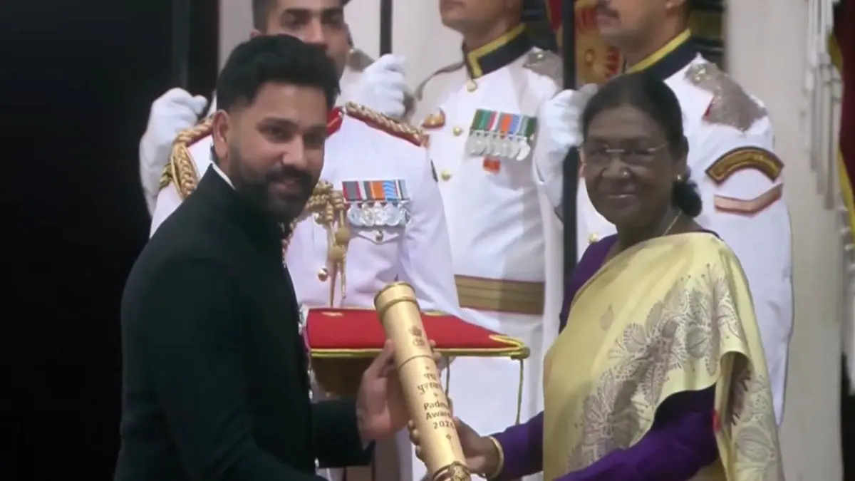 Padma Awards 2026: Rohit Sharma Conferred With Padma Shri, Ex-Tennis Star Vijay Amritraj Receives Padma Bhushan Rohit Sharma receives Padma Shri