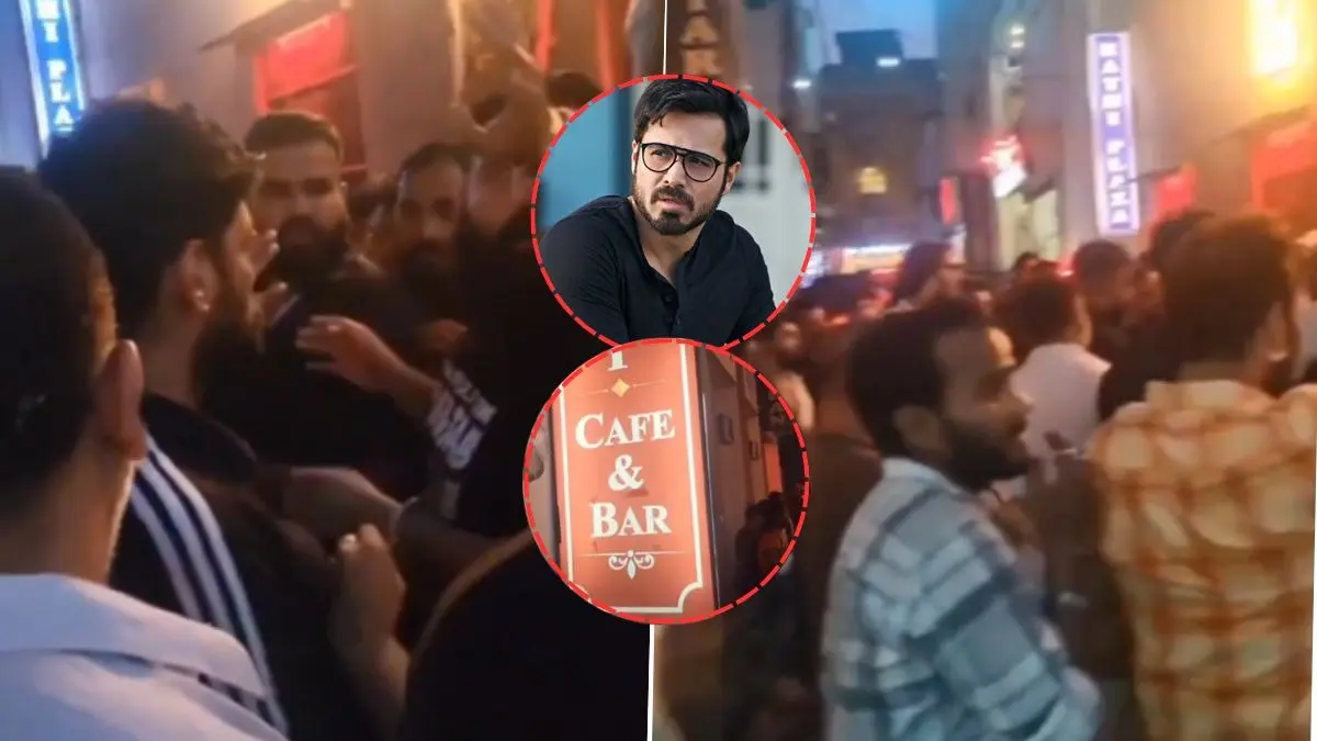 Watch I Emraan Hashmi’s Film Shoot In Haridwar Sparks Protest By Locals Over 'Cafe & Bar' Sign, Video Goes Viral: Report Ruckus at Emraan Hashmi's film set