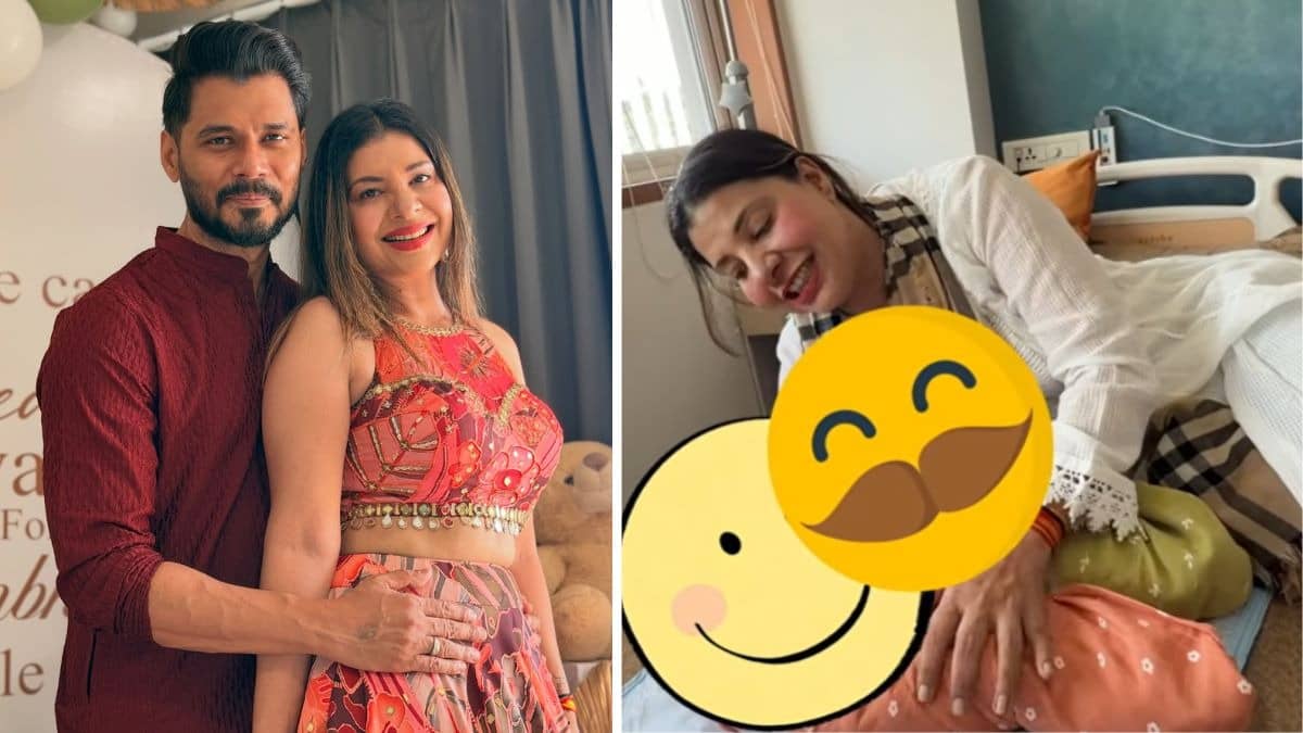 sambhavna-seth-twins-discharged-from-hospital grand-welcome-at-home-grandmother-puja-emotional video viral