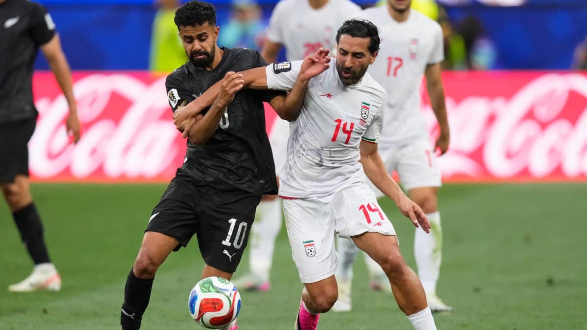 Sarpreet Singh in action for New Zealand