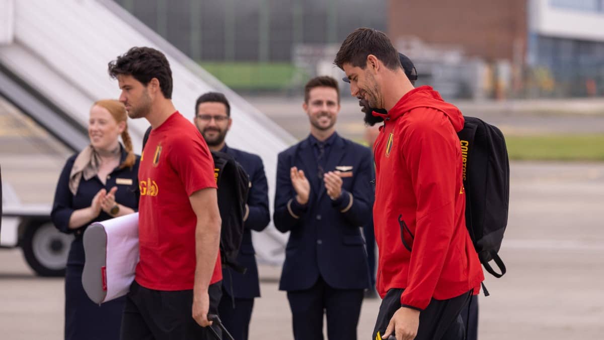 Senne Lammens and Thibaut Courtois