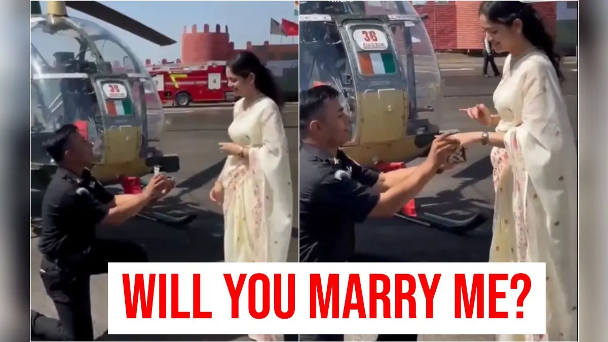 She Said 'Yes'! Army Officer Goes Down On One Knee, Pops The Question To Girlfriend On Convocation Day; Heartwarming Video Goes Viral She Said 'Yes'! Army Officer Goes Down On One Knee, Pops The Question To Girlfriend On Convocation Day; Heartwarming Video Goes Viral