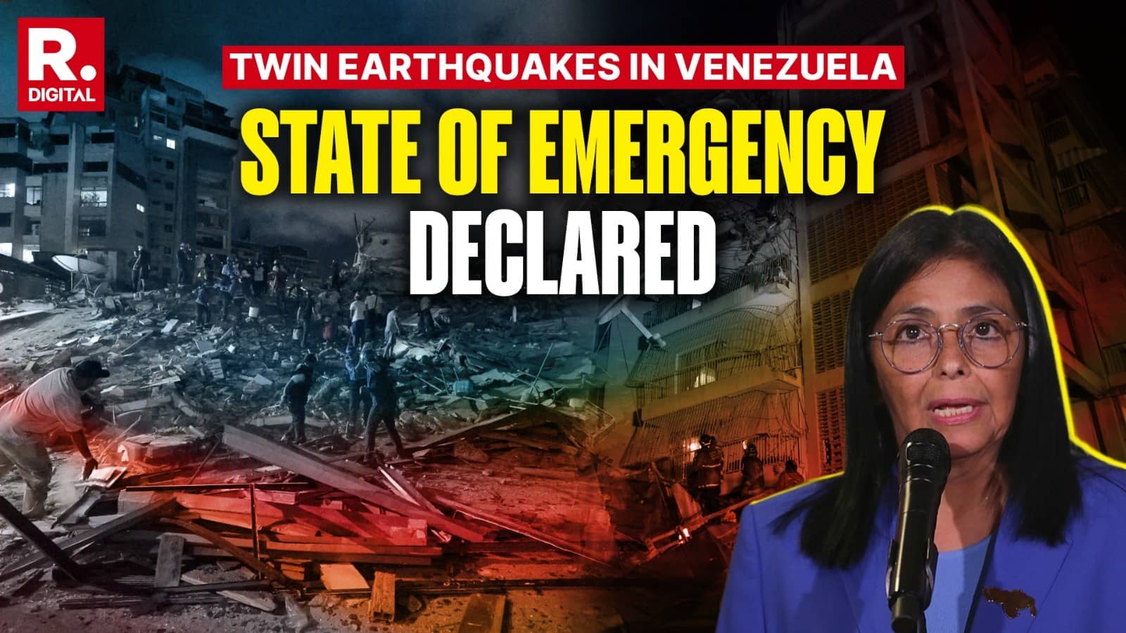 State Of Emergency Declared In Venezuela After Rare Doublet Earthquake: Airport Shut, Classes Suspended, Rescue Efforts Intensify