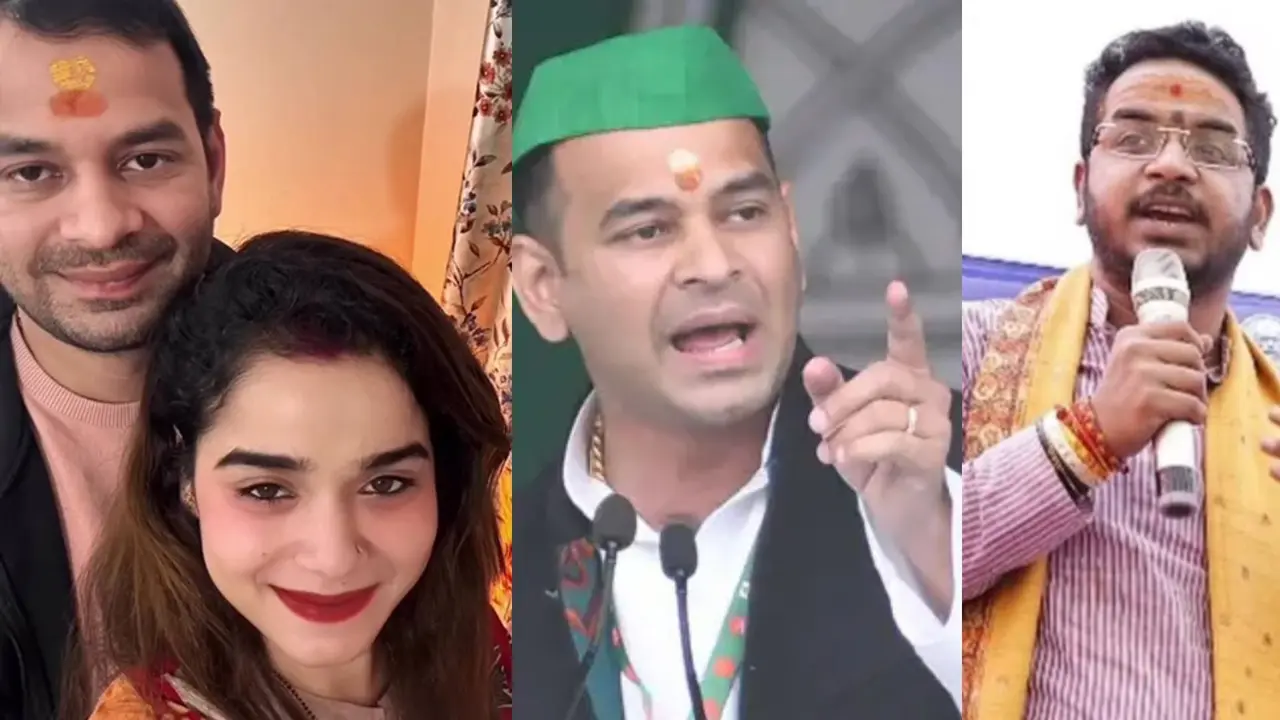 चरित्रहनन बर्दाश्त नहीं...अनुष्का के भाई आकाश पर फायर हुए तेज प्रताप यादव; जानिए क्या है पूरा मामला और बीच में क्यों आया लॉरेंस बिश्नोई का नाम tej pratap yadav angry anushka brother akash yadav lawrence bishnoi connection threat