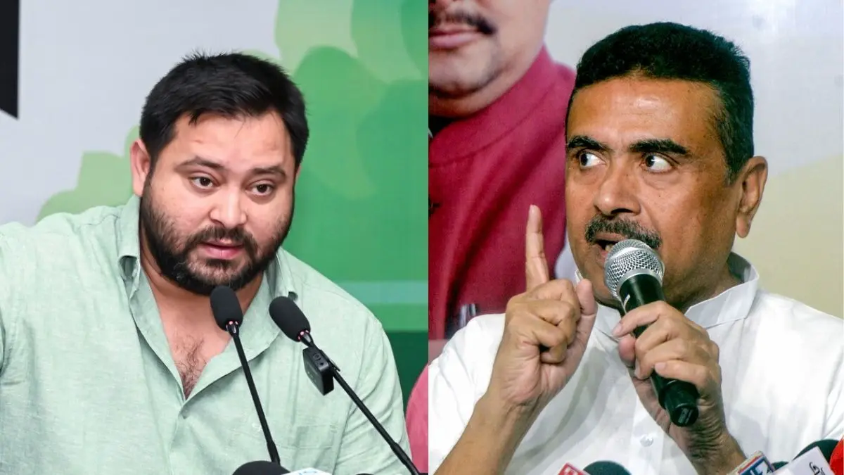 TMC में दे-दनादन इस्तीफे के बीच तेजस्वी यादव का बड़ा बयान, कहा- 'भाजपा के जो मुख्यमंत्री बनाए गए वे…' Tejashwi Yadav Mamata Banerjee TMC