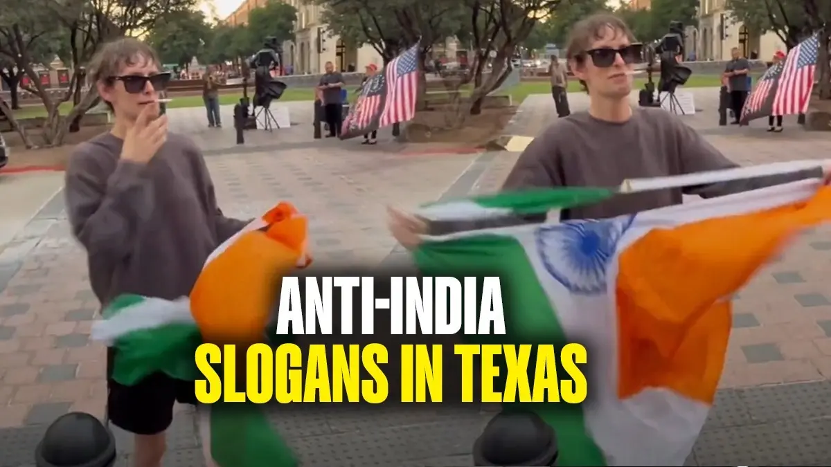 ‘F**k India’: Texas Man Tears Indian Flag Outside Frisco City Hall, Video Sparks Outrage Online Texas Man Tears Indian Flag Outside Frisco City Hall, Video Sparks Outrage Online