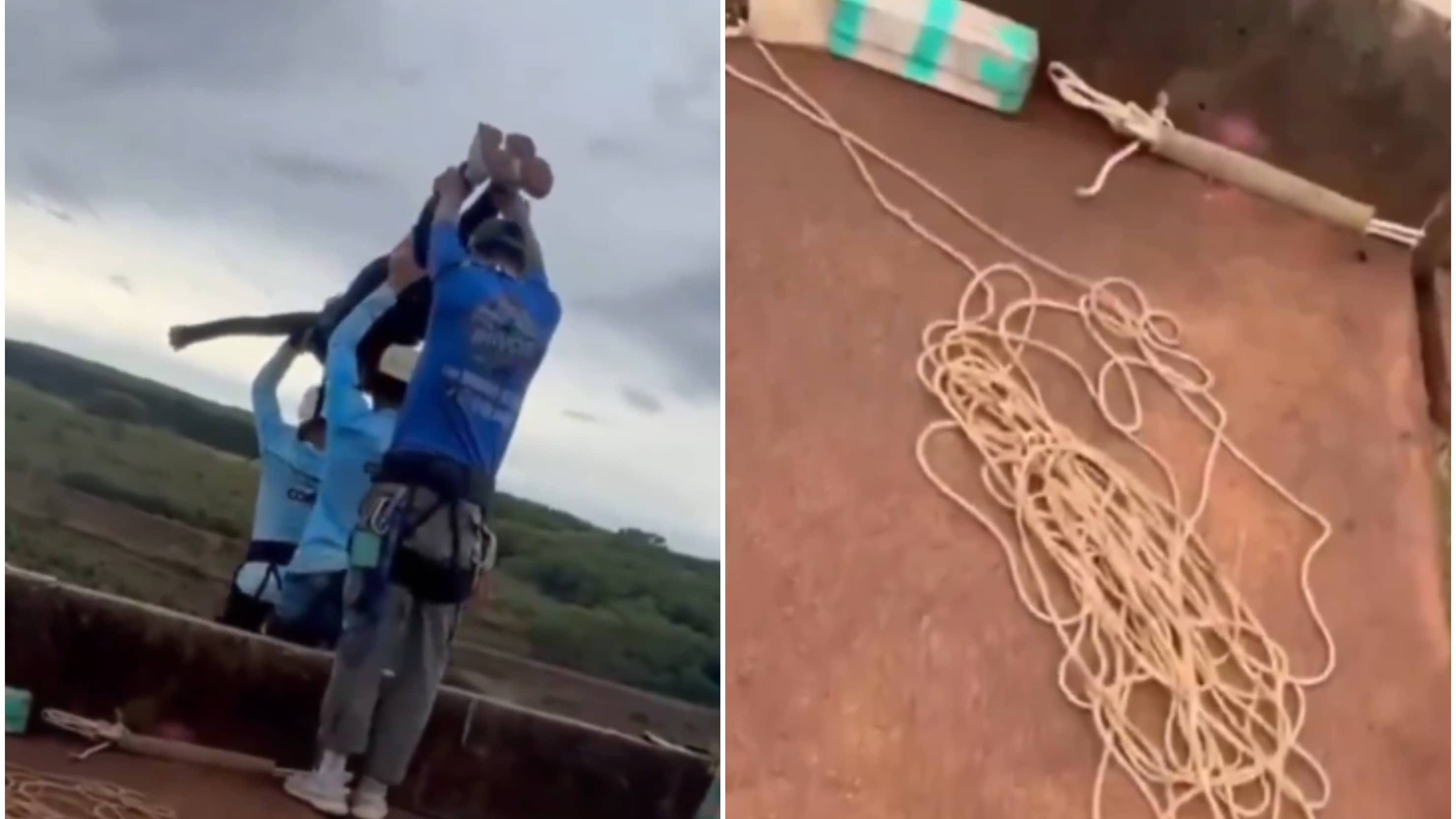 They Forgot To Attach Safety Rope? Woman Dies After Being Thrown Off Bridge Without Cord During Bungee Jumping In Brazil | Horrific Video