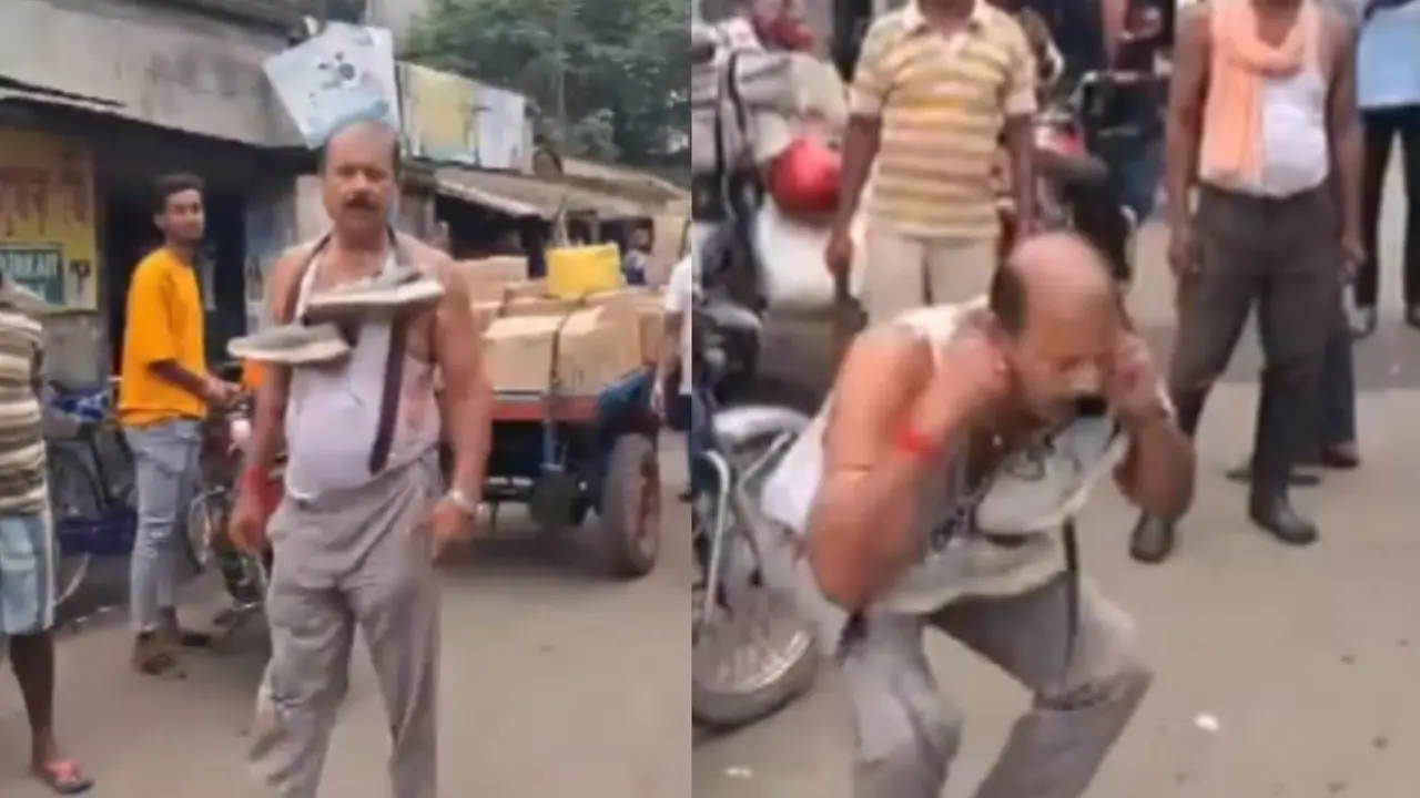 VIDEO: जूतों की माला पहनाई, सड़क पर कराई उठक-बैठक... TMC नेता स्वपन सामंत पर फूटा लोगों का गुस्सा, भ्रष्टाचार के लगे हैं आरोप TMC Leader Sapan Samanta