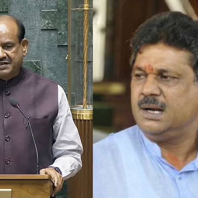 TMC MP Kirti Azad Meet Speaker Om Birla