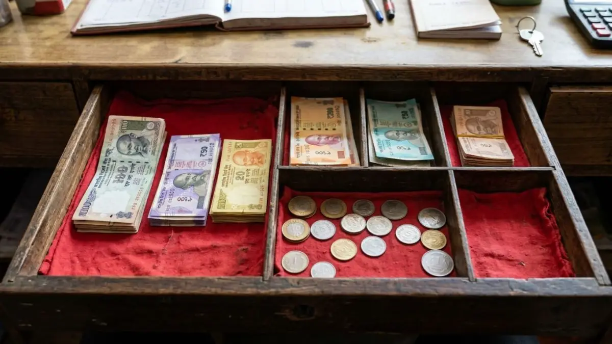 Why Indian Shopkeepers Keep A Red Cloth In Their Cash Drawer