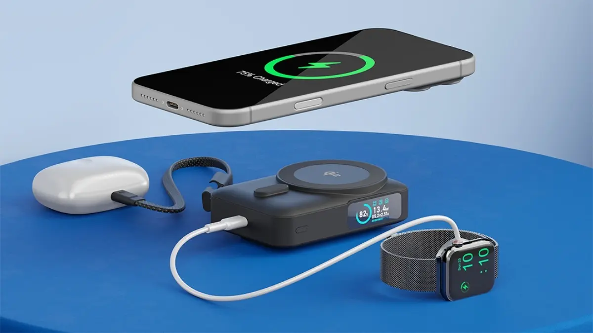 This ₹3,499 Magnetic Power Bank Can Charge iPhone, AirPods, And Apple Watch All Together urbn