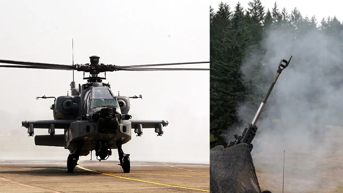 US Formalizes $482M Military Support Deal For India's Apache Helicopters and M777 Howitzers US Finalizes $482M Defense Support Deal for India's Apaches and M777s