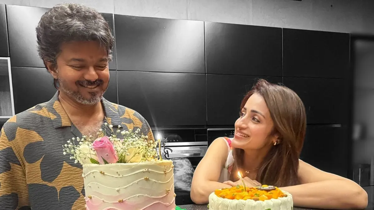 Trisha Silences Fallout Rumours With A Birthday Wish For Vijay, See Pic Vijay and Trisha have co-starred in several movies