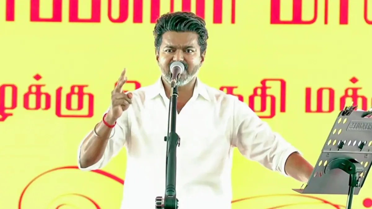 Tamil Nadu Chief Minister C Joseph Vijay Debunks Horse-Trading Charges, Slams DMK's 'Family Politics' and AIADMK Collusion Vijay Refutes Horse-Trading, Slams DMK's 'Family Politics' and Collusion