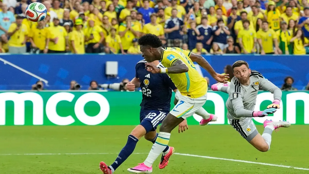 Vinicius Junior Brace And Cunha Goal Send Brazil Into World Cup Knockouts With 3-0 Win Over Scotland, Neymar Makes Comeback Vinicius Junior Brace And Cunha Goal Send Brazil Into World Cup Knockouts With 3-0 Win Over Scotland, Neymar Makes Comeback