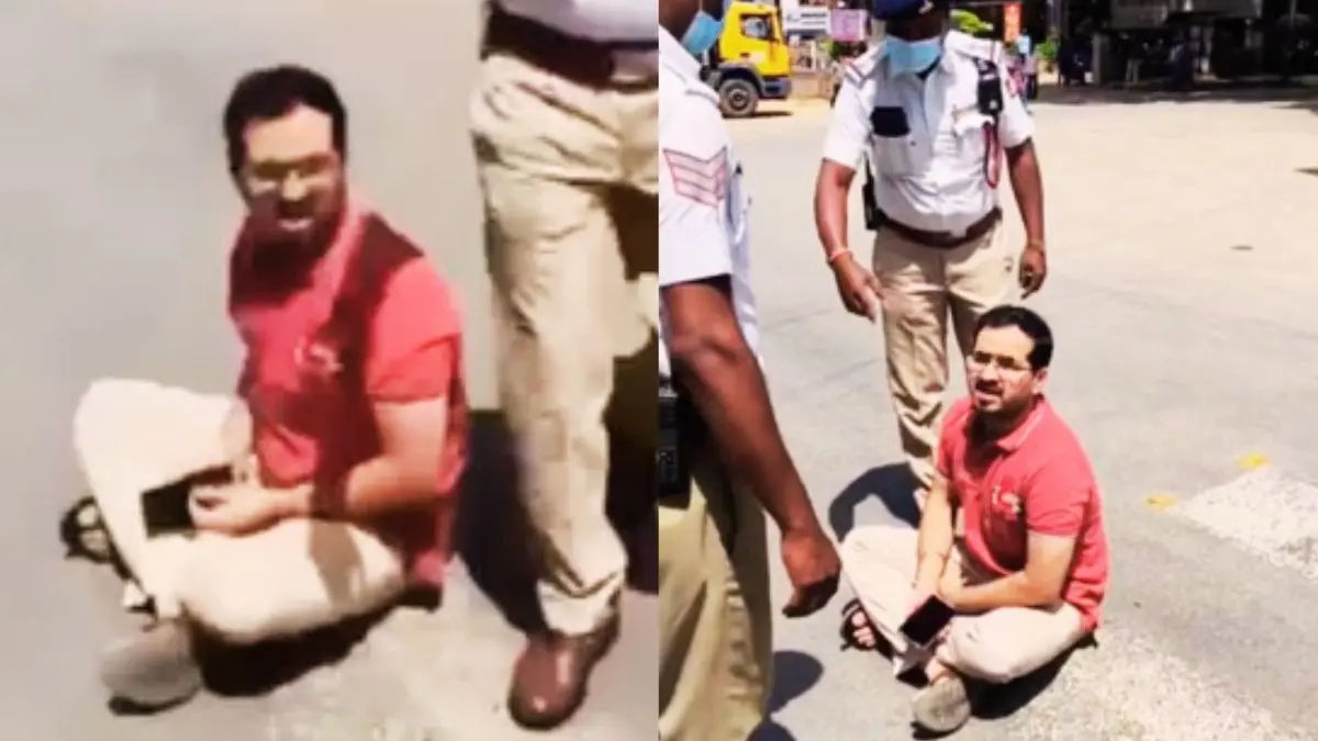 'मेरी पत्नी प्रेग्नेंट है...', VIP मूवमेंट के नाम पर आधे घंटे तक रुका रहा ट्रैफिक, तो पति ने यूं उतारा गुस्सा- VIDEO VIRAL Viral Video