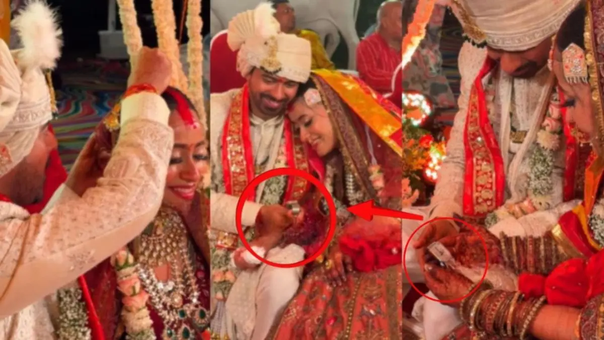 वक्त को रोक दिया... सिंदूरदान के रस्म को यादगार बनाने के लिए दूल्हे ने किया कुछ ऐसा, सब हो गए इंप्रेस; VIDEO ने लव बर्ड्स का छुआ दिल Viral Video