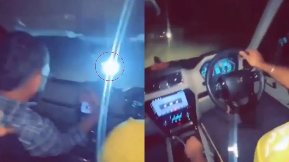 VIRAL VIDEO: तेज रफ्तार और रील की सनक... छात्रों की स्कॉर्पियो अचानक टकराई थार से और मातम में बदल गई मस्ती, 1 की मौत; दिल दहलाने वाला मंजर viral-video-scorpio-thar-accident-ambala-Haryana student-death filming reel road accident